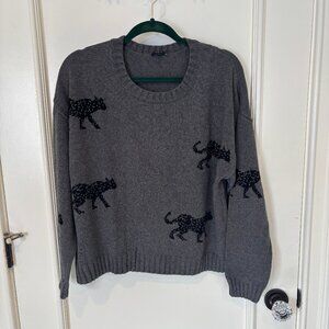 Rails 'Perci' Jungle Cat Sweater (L)